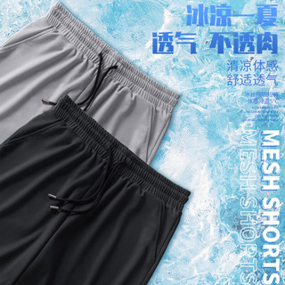 JEANSWEST 真维斯 男士网眼冰丝速干短裤  EE-32-164096