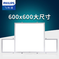 PHILIPS 飞利浦 格栅灯600x600净化灯led洁净灯洗车房工位方灯九宫格平板灯