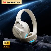 百亿补贴：MONSTER 魔声 XKH03头戴式蓝牙耳机游戏电竞型吃鸡听声辨位耳麦男款