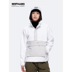 NORTHLAND 诺诗兰 新款撞色口袋绒外套秋冬保暖亲肤百搭时尚休闲服NFTBT0734E