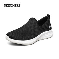 SKECHERS 斯凯奇 夏季运动女鞋一脚蹬懒人鞋轻便休闲鞋男网面健步鞋