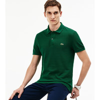 LACOSTE 拉科斯特 法国鳄鱼 男士polo衫短袖 送男友礼物 L1212 132绿色