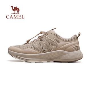 骆驼（CAMEL）2024夏季轻盈软弹休闲鞋网面透气舒适时尚运动鞋 G14M307673 埃尔沙 43