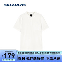 SKECHERS 斯凯奇 山野户外男子短袖T恤衫休闲运动POLO衫L224M033