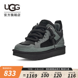 UGG 春季女士舒适系带平底圆头运动时尚梅尔休闲鞋 1152759 RNS  风暴灰色 40 RNS | 风暴灰色