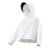 小马宝莉 女童防晒衣外套2024夏季薄款中大童皮肤衣凉感透气儿童遮阳上衣 白色 110