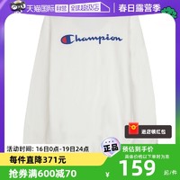 Champion 网球穿搭 圆领卫衣连帽酒红色运动GF88H-Y06794