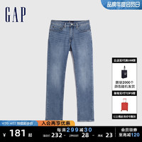 Gap 盖璞 男装春秋弹力水洗时尚五袋直筒牛仔裤潮流长裤休闲裤728702