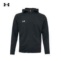 安德玛 UNDERARMOUR）外套男士 运动服梭织连帽防风衣时尚休闲服透气夹克 23600303-001/导湿快干/热推 2XL（185/104A）