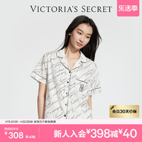 VICTORIA'S SECRET 直降308|维密天丝绵柔印花凉感家居服短袖短裤套装睡衣女夏季新款