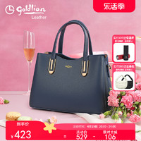 goldlion 金利来 女包2024新款时尚大容量牛皮手提包女质感女士包包斜挎包潮