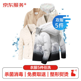 JINGDONG 京东 洗衣服务 衣服任洗5件1次