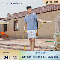 TOMMY HILFIGER Tommy 男装纯棉活力休闲简约字母刺绣百搭合身版短袖T恤78J6318