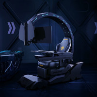 andaseaT 安德斯特 电竞仓 莫斯S8 电竞舱零重力人体工学椅电脑椅一体太空舱 领航者-荣耀版黑色