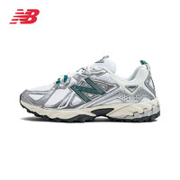 new balance NB 610T系列复古潮流耐磨透气越野鞋运动休闲鞋 白色/银色 ML610TAE 42 26.5cm