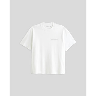 ABERCROMBIE & FITCH男装女装装 24春夏 美式风复古T恤 359280-1 白色 XS (170/84A)