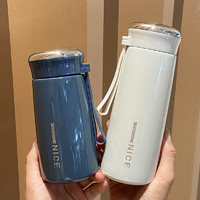 THERMOS 膳魔师 成人保温杯女士学生简约304不锈钢水杯ins伴手礼儿童直饮杯