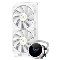 PCCOOLER 超频三 PD240 ARGB 240冷排 一体式水冷散热器 白色