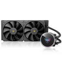 PCCOOLER 超频三 PD240 ARGB 240冷排 一体式水冷散热器 黑色