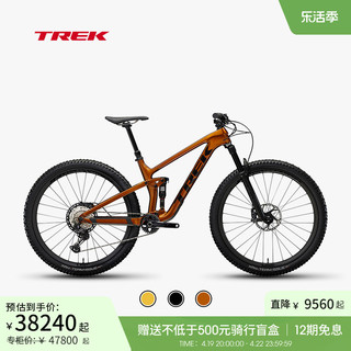 TREK 崔克 山地车 TOP FUEL 9.8 XT 碳纤维竞赛级全避震软尾山地自行车 铜金色 门店提取 轮径29英寸/尺码M 12速