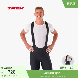 TREK 崔克 Circuit男士轻薄透气舒适缓震防晒环保骑行背带短裤