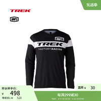 TREK 崔克 100% Factory Racing车队版速干透气保暖休闲长袖T恤卫衣