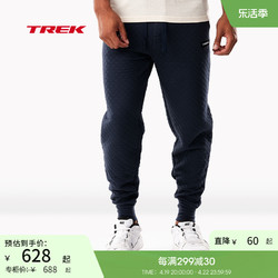 TREK 崔克 男女同款绗缝设计柔软宽松透气慢跑运动裤休闲裤卫裤