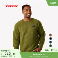 TREK 崔克 男女同款绗缝设计亲肤柔软优雅时尚圆领运动衫卫衣