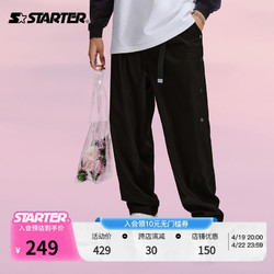 STARTER | 炫彩系列男女同款宽松直筒运动休闲裤