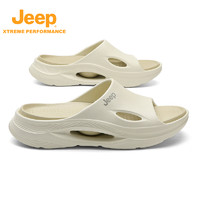 Jeep 吉普 拖鞋男款夏季外穿涉水沙滩鞋女士防滑软底一字拖溯溪鞋子情侣