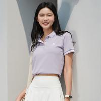 CAMEL 骆驼 运动polo衫女春夏半袖上衣宽松透气女士t恤短袖