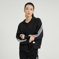 adidas 阿迪达斯 经典logo 女子针织休闲运动卫衣