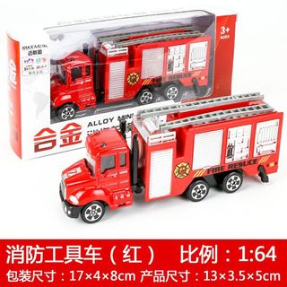 儿童玩具车消防车仿真模型玩具 消防工具车