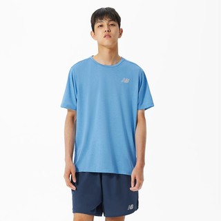 new balance NB官方正品男款运动跑步专业训练短袖T恤AMT21262