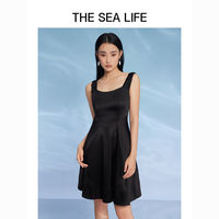 百亿补贴：THE SEA LIFE 欧海一生 商场同款连衣裙吊带裙女简约拼接设计气质百搭裙子PC1238
