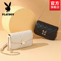 PLAYBOY 花花公子 女包新款小方包女百搭单肩包斜跨包链条高级感小众盒子包