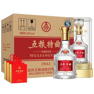 WULIANGYE 五粮液 股份五粮特曲浓香型白酒 42度 500mL 6瓶 特曲精品整箱