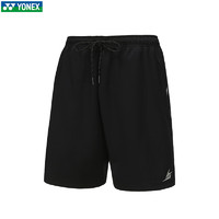 YONEX 尤尼克斯 2024新款尤尼克斯羽毛球服速干短裤林丹同款运动裤15024LDCR 黑色