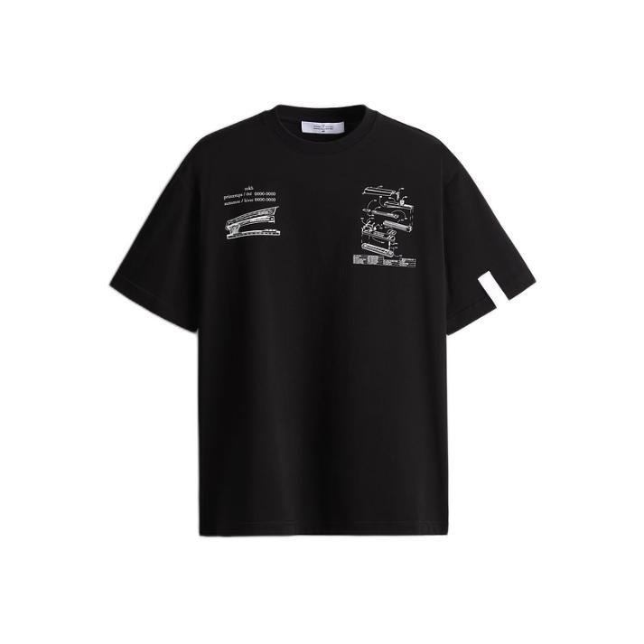 H&M rokh设计师系列 男士T恤 （白色订书机、170/92A)