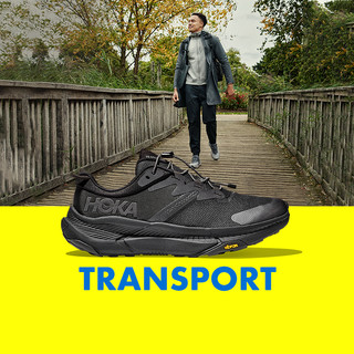 HOKA ONE ONE 男女款夏季户外畅行徒步鞋 TRANSPORT 舒适透气耐磨