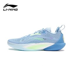 LI-NING 李宁 闪击10篮球鞋正版2024新款爆款网面透气回弹正品篮球比赛鞋
