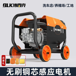 博雷克 BOLEIKE）家用洗车机神器220V高压水泵大功率刷车1000W GT-1 -G8电机共13米进出水管