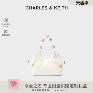 CHARLES & KEITH CHARLES＆KEITH波光露珠CK2-10270879柔软褶皱手提单肩水桶包女包