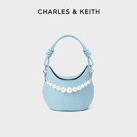 CHARLES & KEITH CHARLES＆KEITH春夏女包CK2-10270963复古珍珠饰单肩斜挎新月包女
