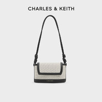 CHARLES & KEITH CHARLES&KEITH24;夏新品CK2-20271345绳结编织旅游腋下斜挎帆布包
