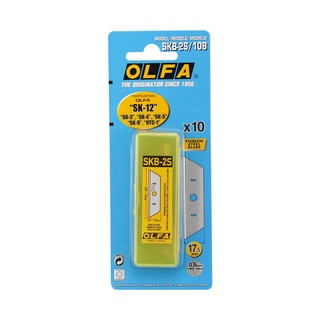 OLFA 日本原装进口OLFA爱利华SKB-2S/10B不锈钢刀片食品行业优选NSF认证安全美工刀刀片适用于SK-12