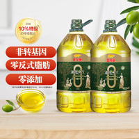 金龙鱼 橄榄鲜生零反式脂肪调和油4L*2食用油橄榄调和油