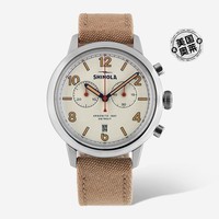 SHINOLA 底特律男士 The Traveler S0120245785 2 眼计时手表 -