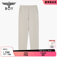 BOY LONDON春夏24男女同款休闲裤logo运动百搭直筒潮牌长裤N15004 灰色 M