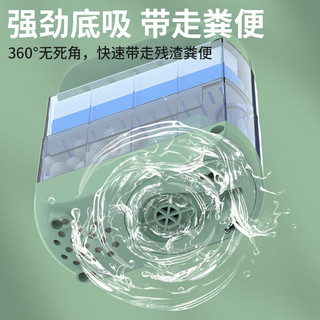 SOBO松宝龟缸过滤器低水位乌龟缸吸粪净水循环滴流盒净化水质 3层【棉+滤材+龟粮】